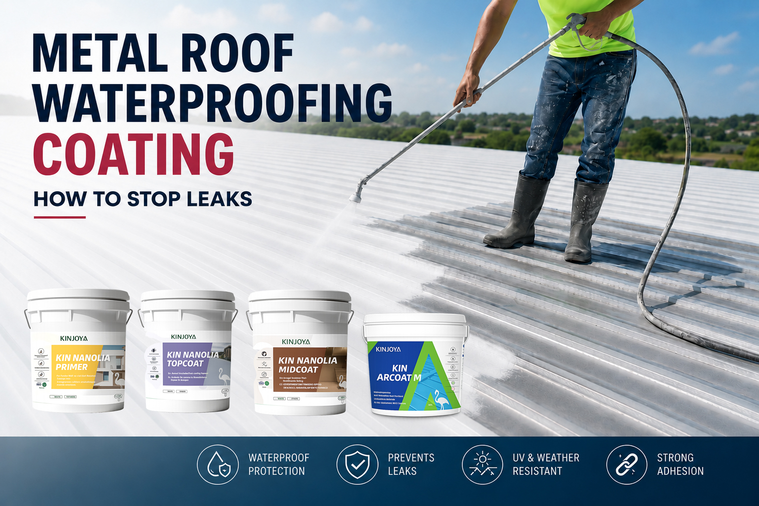 Metal Roof Waterproofing Coating: How to Stop Leaks